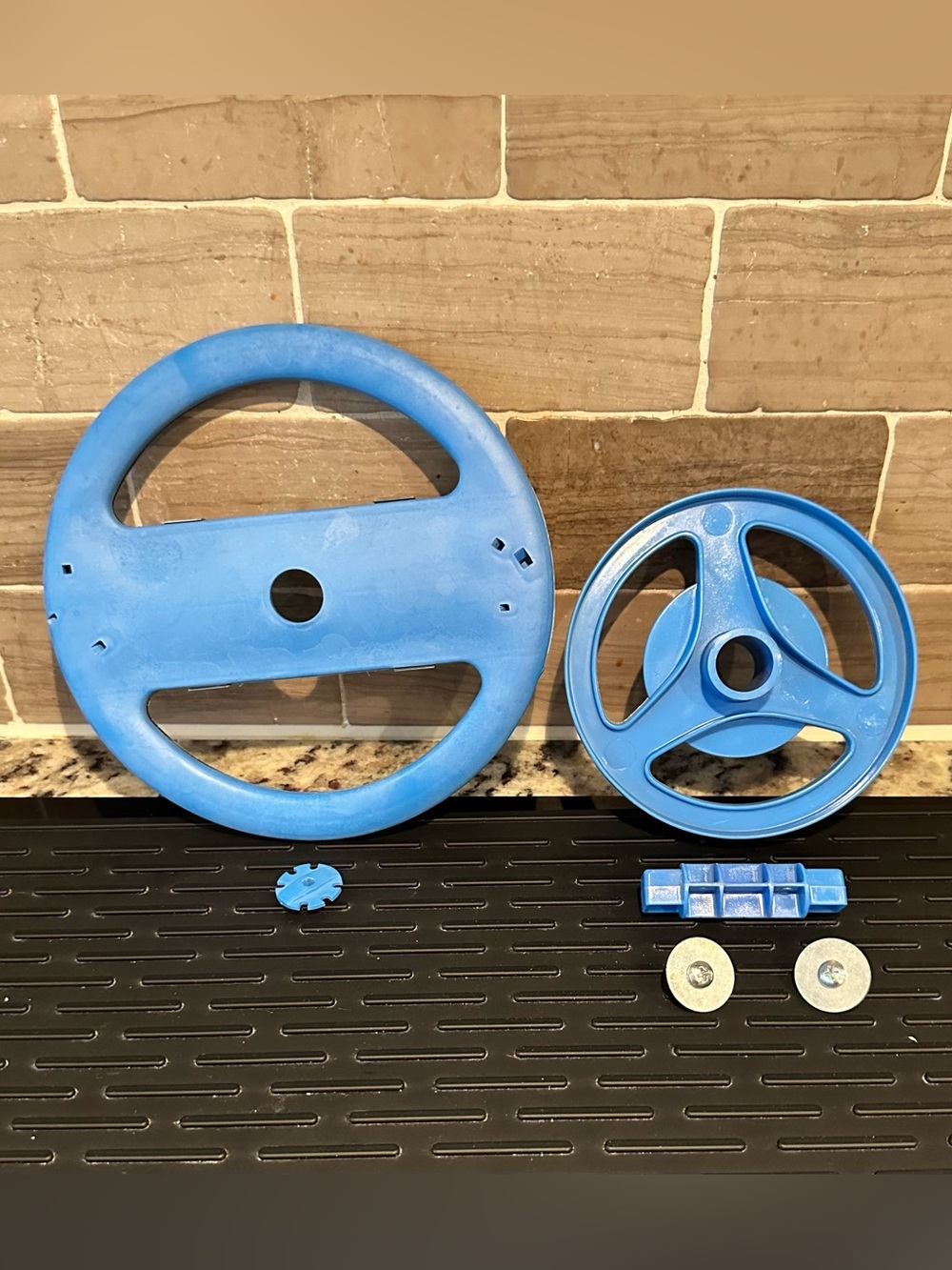 Set of 2 Frigidaire Used Replacement Parts for Dishwasher - 2 Parts - Blue